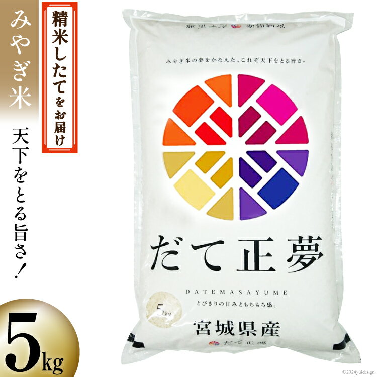 米 宮城県産 だて正夢 5kg [菊武商店 宮城県 気仙沼市 20564852] お米 こめ コメ 白米 精米 ブランド米 ご飯 ごはん 小分け 家庭用