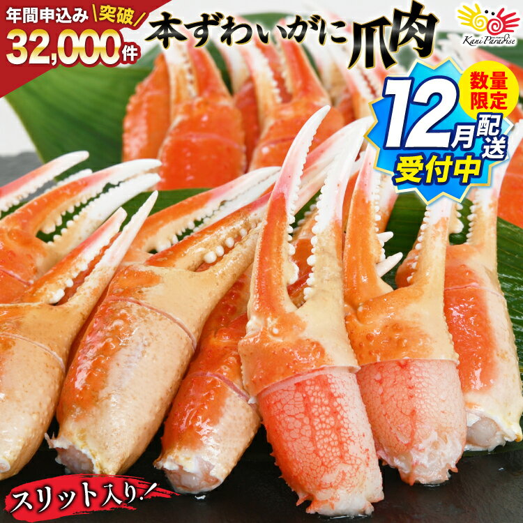 12月配送受付中 数量限定【選べる配送時期】リピーター続出！ 本ずわいがに爪 約700g [カネダイ 宮城県 気仙沼市 20564321] 蟹 かに カニ ずわいがに ズワイガニ ずわい蟹 ズワイ蟹 ずわい ズワイ 蟹 カニ爪 蟹爪 魚介 魚介類 ボイル