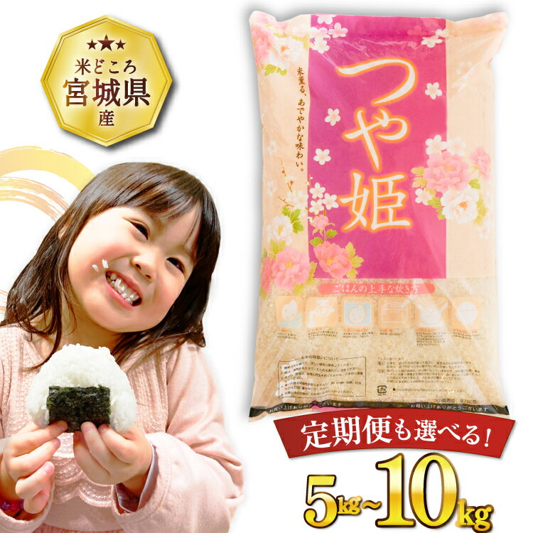【選べる内容量】 米 令和7年産 宮城県産 つや姫 5kg 10kg [気仙沼米穀商業協同組合 宮城県 気仙沼市 20564658] 一等米 ブランド米 白米 精米 ご飯 ごはん コメ こめ 小分け 家庭用