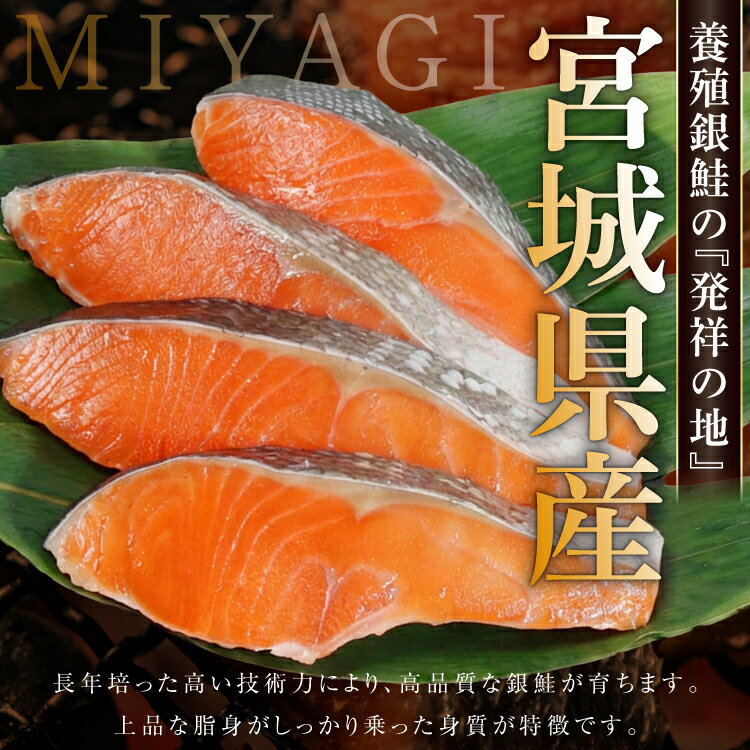 【ふるさと納税】 訳あり 宮城県産 熟成 銀鮭 切身 約2kg【選べる定期便】 [宮城東洋 宮城県 気仙沼市 20562687] 鮭 海鮮 魚介類 国産 さけ 鮭 甘口 サケ 鮭切身 シャケ 切り身 冷凍 おかず 弁当 支援 事業者支援 サーモン 魚 銀鮭切り身 定期便 - 画像3