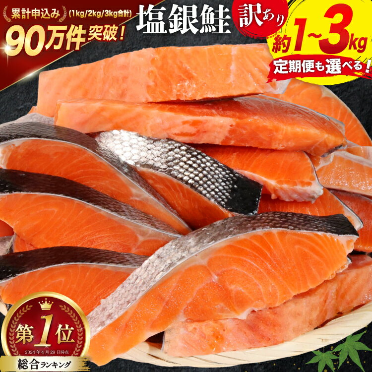 鮭 訳あり 銀鮭 切身 【内容量が選べる】 [宮城東洋 宮城県 気仙沼市 20564665] 魚介類 海鮮 訳アリ 規格外 不揃い さけ サケ 鮭切身 シャケ 切り身 冷凍 家庭用 おかず 弁当 支援 サーモン 銀鮭切り身 魚 わけあり 2kg 3kg 定期便