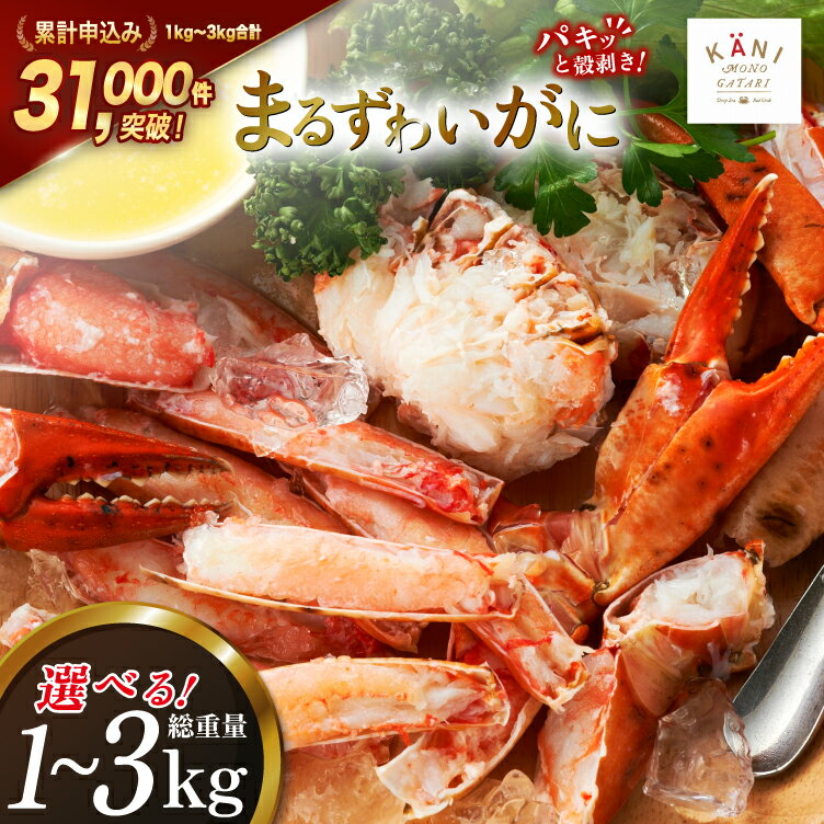 大人気！リピーター続出 まるずわいがに 肩脚肉 【内容量が選べる】[カネダイ 宮城県 気仙沼市 20564327] かに カニ かに物語 まるズワイガニ 丸ずわいがに マルズワイガニ 蟹 ずわい 魚介 魚介類 1kg 2kg 3kg