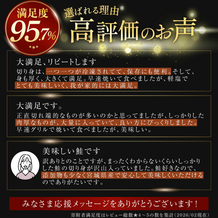 【ふるさと納税】 訳あり 宮城県産 熟成 銀鮭 切身 約2kg【選べる定期便】 [宮城東洋 宮城県 気仙沼市 20562687] 鮭 海鮮 魚介類 国産 さけ 鮭 甘口 サケ 鮭切身 シャケ 切り身 冷凍 おかず 弁当 支援 事業者支援 サーモン 魚 銀鮭切り身 定期便 - 画像2