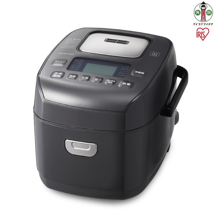 炊飯器 3合 RC-PDA30-B 圧力IHジャー炊飯器 ジャー炊飯器 炊飯ジャー 圧力 IH 炊飯 ご飯 白米 無洗米 銘柄炊き 炊き分け 低糖質 ヘルシーメニュー 米屋の旨み 調理家電 キッチン家電 アイリスオーヤマ ブラック