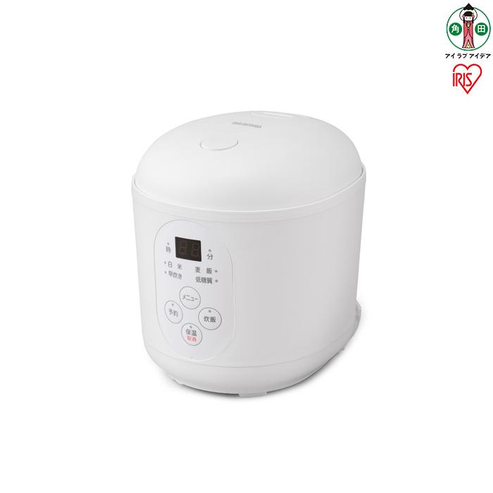 炊飯器 1.5合 ジャー炊飯器 RC-MF15-W ホワイト 1人暮らし コンパクト炊飯器 コンパクト 軽量 炊飯 ヘルシー 一人暮らし 糖質制限 お手入れラクラク 1.5合 アイリスオーヤマ 家電 電化製品 | 新生活