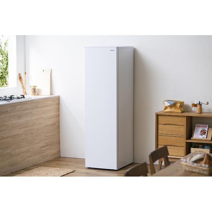 【ふるさと納税】 冷凍庫 ファン式 アイリスオーヤマ 195L ホワイト 家庭用 自動霜取り 霜取り 収納 前開き フリーザー 冷凍ストッカー 冷凍 キッチン家電 冷凍 作り置き ストック 自動霜取 省エネ エコ 節電 おすすめ 人気 アイリス IUSN-20A-W - 画像2