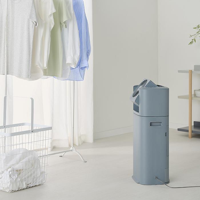 【ふるさと納税】 サーキュレーター サーキュレーター衣類乾燥除湿機 アイリスオーヤマ 5L ブルーグレー デシカント式 首振り 上下左右首振り 小型 扇風機 送風 小型送風機 除湿 部屋干し 家電 電化製品 オールシーズン おすすめ 人気 アイリス IJDC-P60-AH サムネイル2
