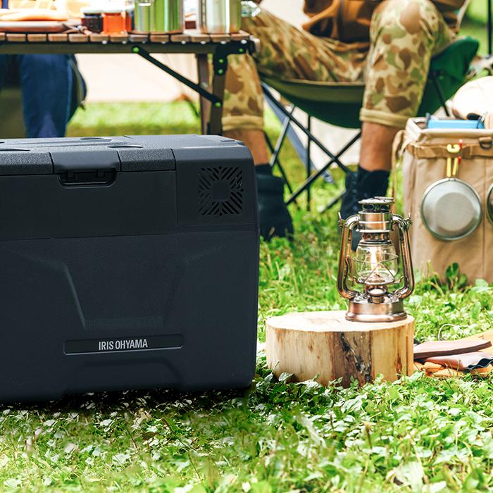 【ふるさと納税】 冷凍冷蔵庫 小型 ポータブル冷蔵冷凍庫 アイリスオーヤマ 40L ブラック ポータブル冷蔵庫 アイリスオーヤマキャンプ アウトドア バーベキュー BBQ キャンプ 少年野球 お出かけ おすすめ 人気 アイリス IPD-4A-B2 サムネイル2