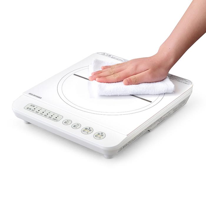 【ふるさと納税】IHコンロ 1口 1400W アイリスオーヤマ 火力6段階 新生活 一人暮らし ひとり暮らし 就職祝い 進学祝い 合格祝い 大火力 ハイパワー 卓上 多用途 自動OFF 温か 保温 IHK-T35-W | アイリスオーヤマ 一口コンロ 一人暮らし コンパクト 調理 - 画像3