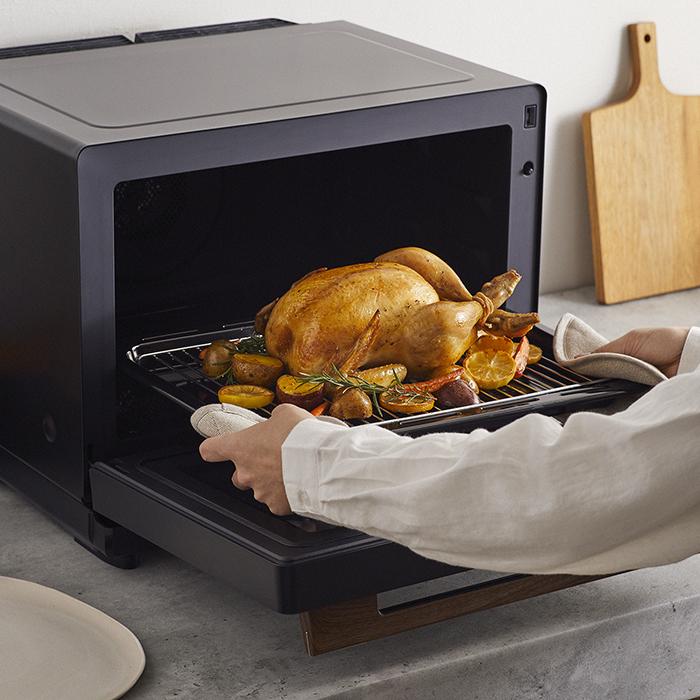 【ふるさと納税】オーブンレンジ 30L コンベクションスチームオーブンレンジ MS-F3002-B | スチームオーブンレンジ コンベクションオーブン 2段 グリル 調理家電 アイリスオーヤマ ブラック 家電 電化製品 新生活 人気 おすすめ オーブンレンジ アイリス アイリスオーヤマ - 画像2