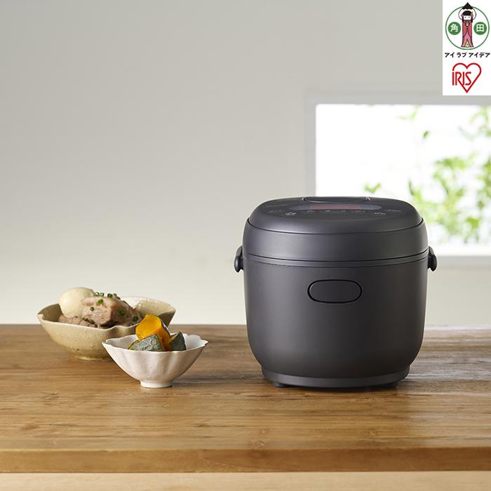 炊飯器 マイコンジャー炊飯器 3合 マイコン式 50銘柄炊き 一人暮らし 省エネ 早炊き 三合 炊き分け 保温 新生活 ジャー 炊飯器 家電 電化製品 RC-MDA30-B ブラック | 3合 アイリスオーヤマ ジャー マイコン 炊飯ジャー銘柄炊き 炊き分け エコ 節電