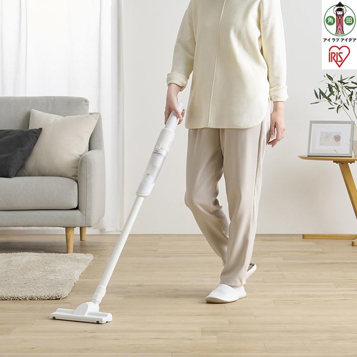 掃除機　充電式ハンディクリーナー マルチツールセット アイリスオーヤマ ホワイト 充電式クリーナー スティッククリーナー ハンディ スティック 軽量 2WAY 充電式 パワフル 吸引力 コンパクト 小型 自走式 おすすめ 人気 アイリス HCD-22M-W ホワイト