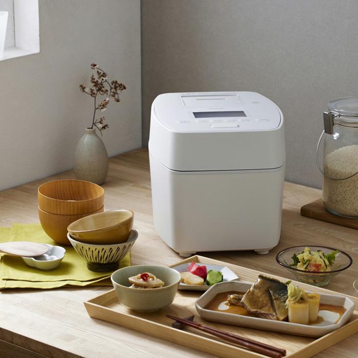 【ふるさと納税】炊飯器 5.5合炊き 電気 米 お米 こめ アイリスオーヤマ 5.5合 ホワイト 圧力ih アイリスオーヤマ 5合 圧力IH炊飯器 一人暮らし ひとり暮らし 低温調理 新生活 おしゃれ 自動調理 おすすめ 人気 アイリス RC-PGA50-W サムネイル3