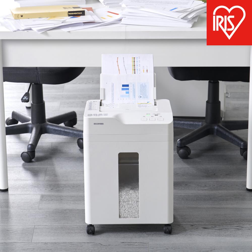 シュレッダー オートフィードシュレッダー 60枚自動細断 マイクロクロスカット アイリスオーヤマ 静音 A4 キャスター付 オフィス セキュリティ 家庭用 AFSB60M