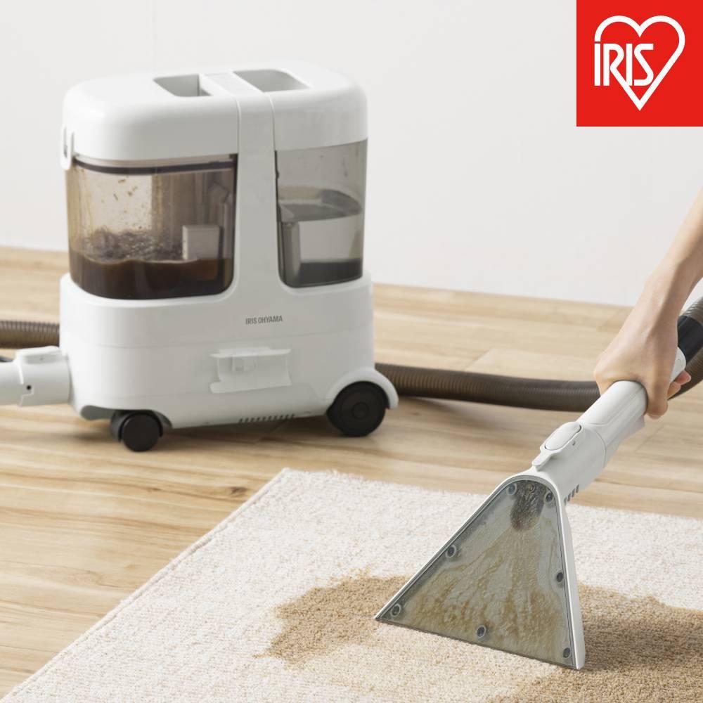 クリーナー リンサークリーナー アイリスオーヤマ ホワイト リンサークリーナー コード式 カーペット洗浄機 家庭用 車内洗浄 車 シート掃除機 カーペットクリーナー 車内 おすすめ 人気 アイリス RNS-P1600