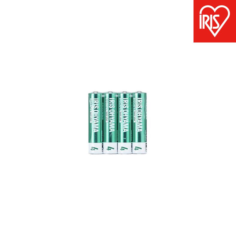 乾電池 BIGCAPA basic plus アルカリ乾電池 単4形4本パック LR03Bbp/4S