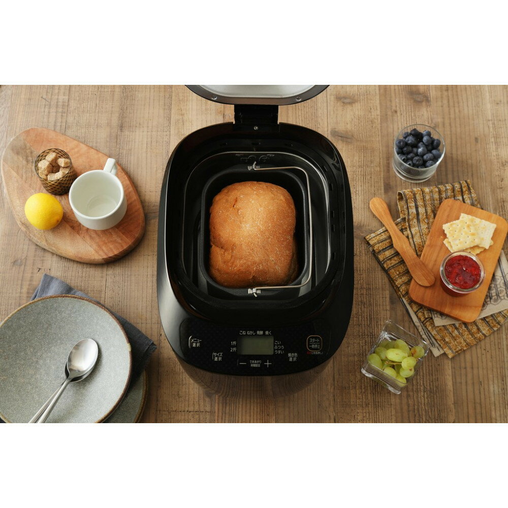 【ふるさと納税】 ホームベーカリー アイリスオーヤマ ブラック コンパクトホームベーカリー コンパクト ベーカリー パン 食パン キッチン家電 ギフト プレゼント お祝い 贈り物 母の日 新生活 おすすめ 人気 アイリス IBM-020-B サムネイル3