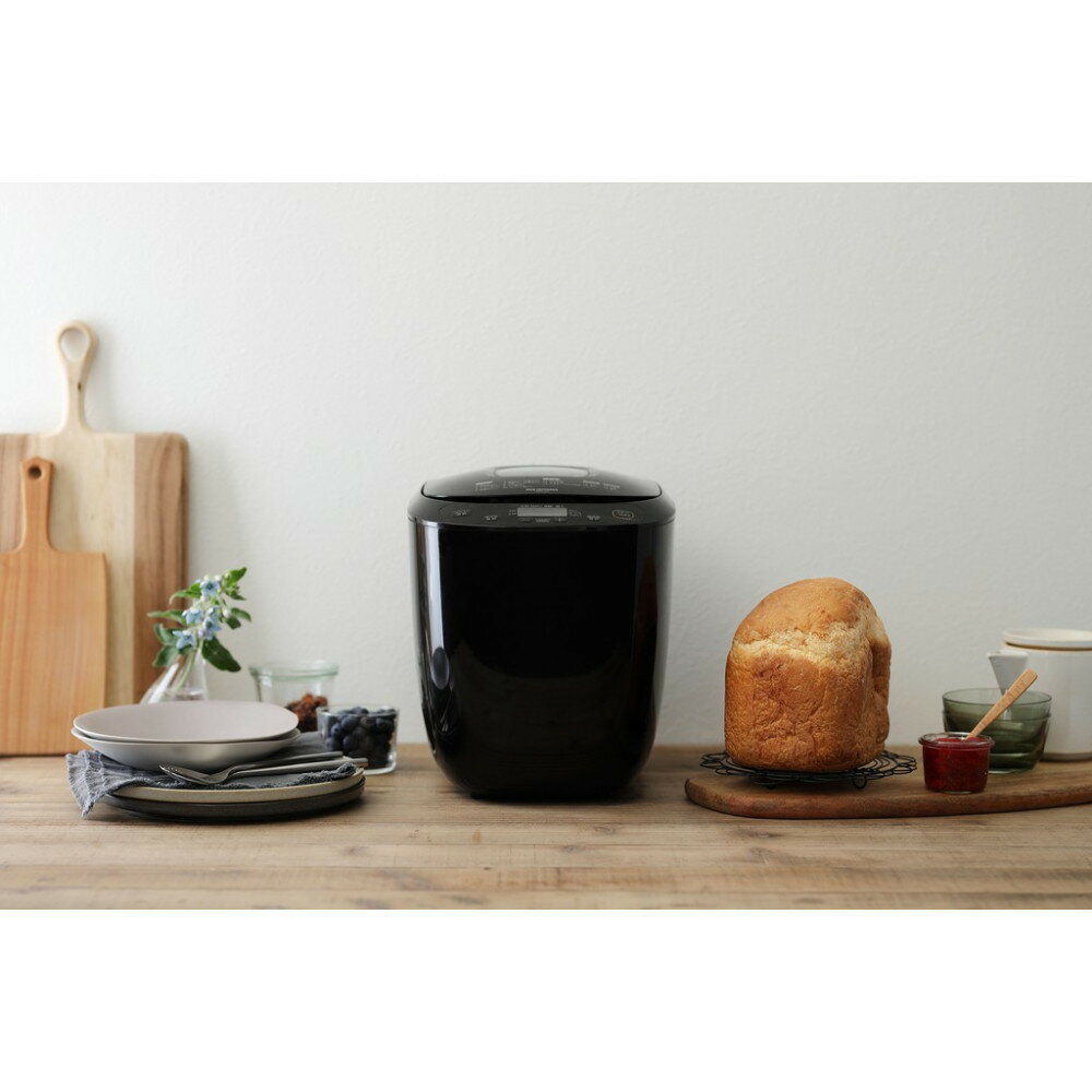【ふるさと納税】 ホームベーカリー アイリスオーヤマ ブラック コンパクトホームベーカリー コンパクト ベーカリー パン 食パン キッチン家電 ギフト プレゼント お祝い 贈り物 母の日 新生活 おすすめ 人気 アイリス IBM-020-B - 画像3