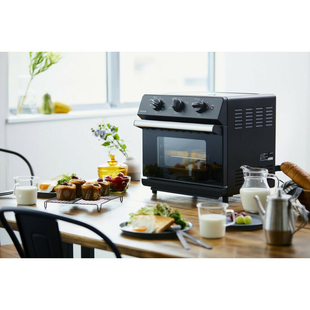 【ふるさと納税】オーブン 4枚焼き 熱風 ノンフライ ノンフライ熱風オーブン アイリスオーヤマ キッチン 調理 家電 電化製品 キッチン家電 ノンフライ調理 リクック機能 FVX-D14A-B | ギフト プレゼント お祝い 贈り物 母の日 新生活 おすすめ - 画像3