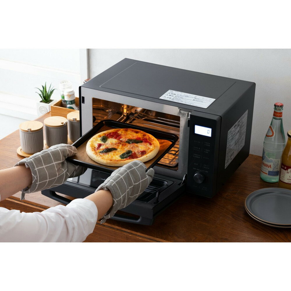 【ふるさと納税】 オーブンレンジ アイリスオーヤマ 18L アッシュ レンジ グリル 1人暮らし 時短 シンプル オーブンレンジ 縦開き 庫内フラット 調理 料理 家電 キッチン家電 電化製品 おすすめ 人気 アイリス MO-F1809-HA サムネイル2