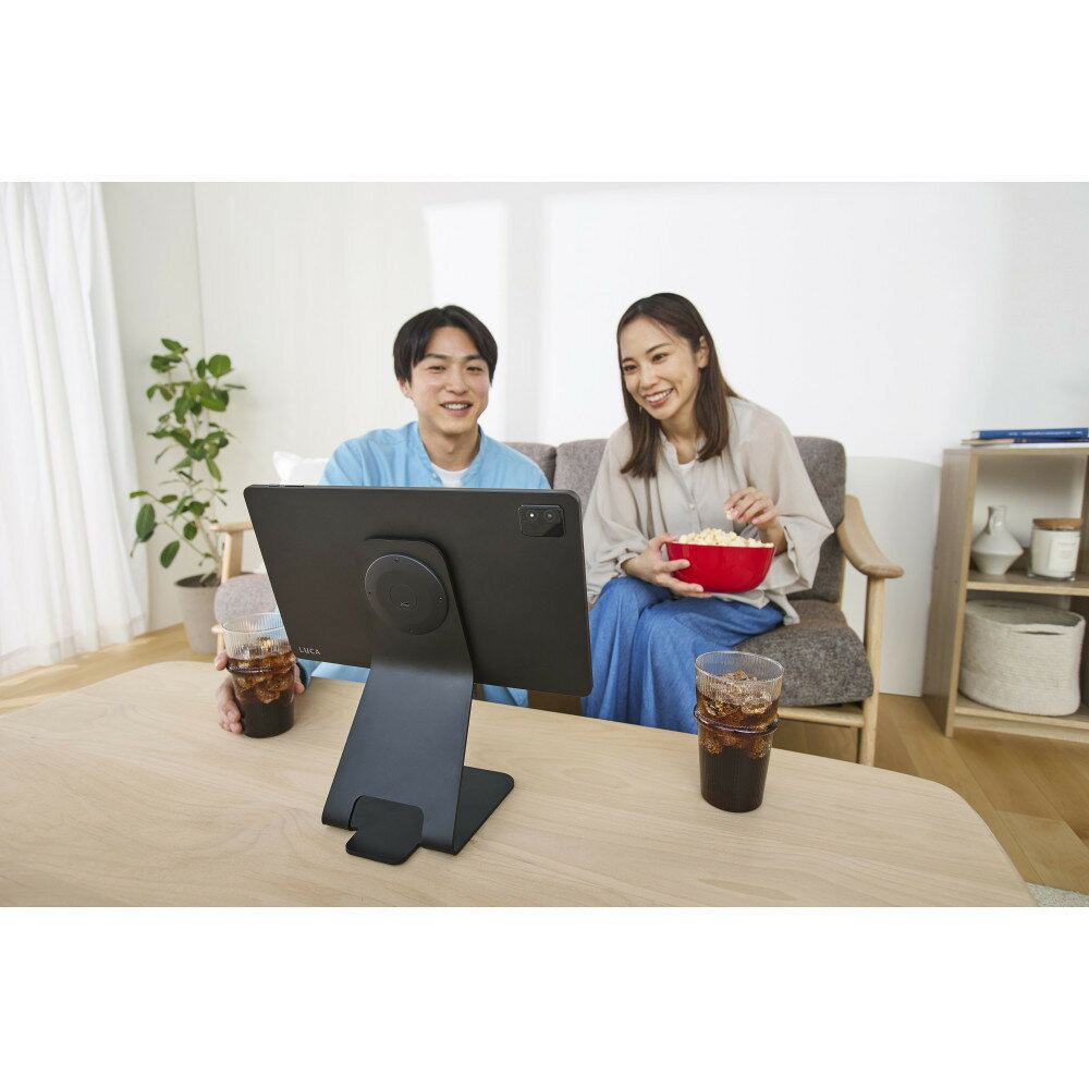 【ふるさと納税】タブレット 14インチ 128GB メインメモリ6GB 8コア LUCA 大画面 ブラック 8コア wi-fi Bluetooth アイリスオーヤマ 3種センサー搭載 快適 自由自在 TM14D1M76-V1B ブラック サムネイル3