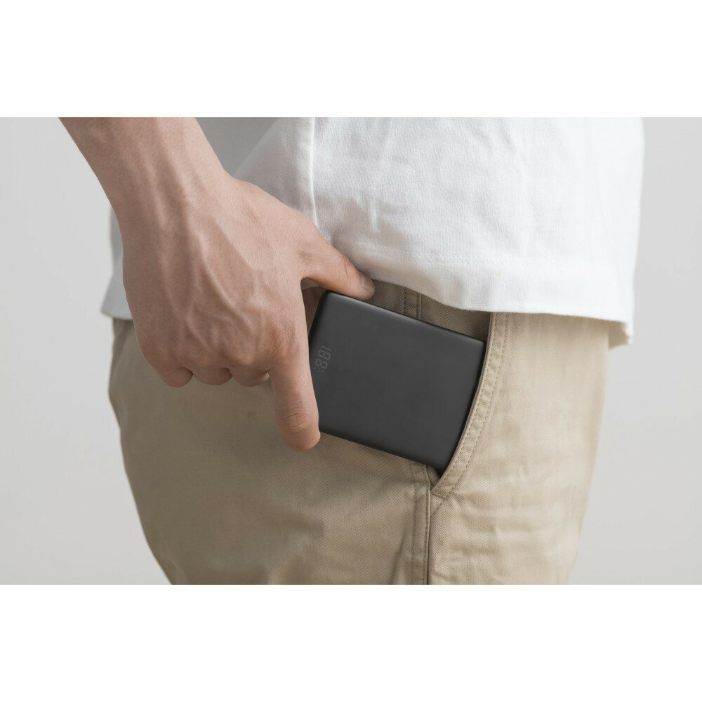 【ふるさと納税】薄型モバイルバッテリー5000mAh　TW-A05020-B　ブラック サムネイル3