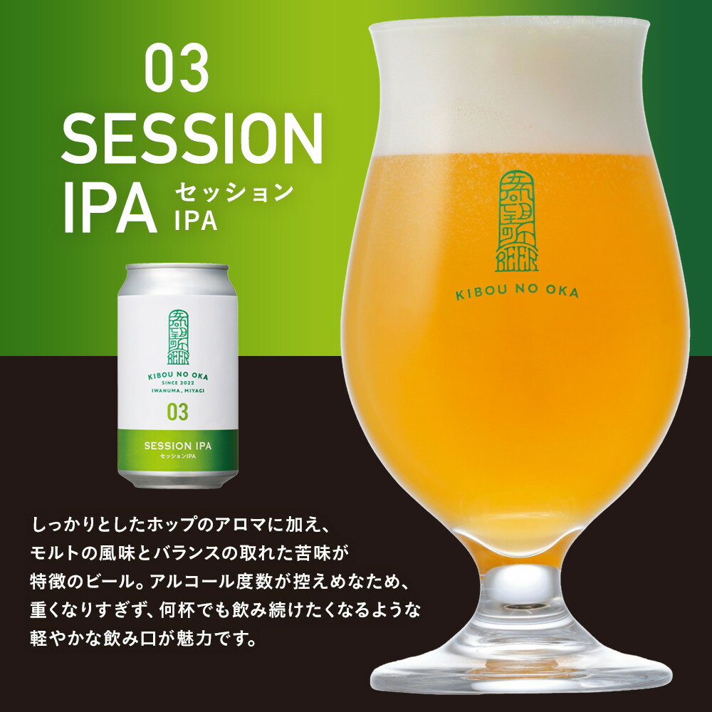 【ふるさと納税】【希望の丘醸造所】 クラフトビール（セッションIPA）4本セット サムネイル3