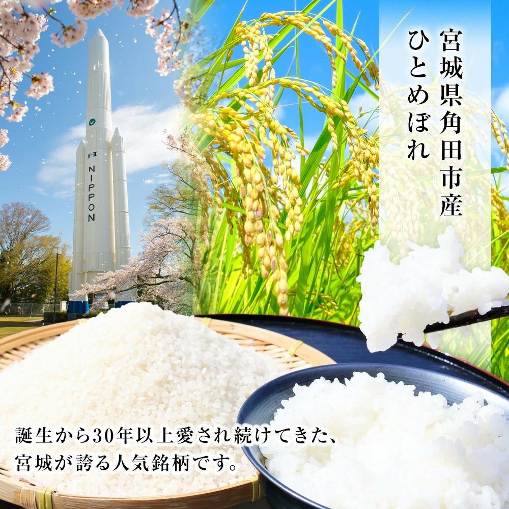 【ふるさと納税】【定期便あり】【令和7年産】宮城県産ひとめぼれ【無洗米】　4kg～10kg　 | お米 こめ 白米 食品 人気 おすすめ 送料無料 - 画像2