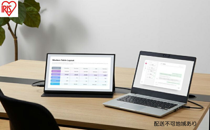 【ふるさと納税】ポータブルモニター 15.6inch DP-EF164S-B ブラック アイリスオーヤマ モバイルモニター pcモニター 15.6インチ ゲーミングモニター USB-C minihdmi カバー付き 軽量 薄型 ノングレア サムネイル2