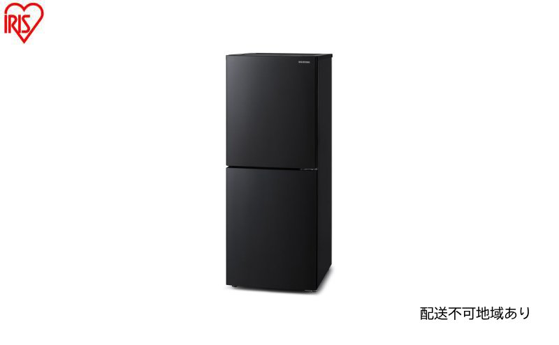 【ふるさと納税】冷凍冷蔵庫 153L IRSN-HF15A-B ブラック 冷蔵庫 2ドア アイリスオーヤマ ファン式 自動霜取り スリム 冷蔵 冷凍庫 薄型 右開き 急冷モード 新生活 一人暮らし サムネイル2