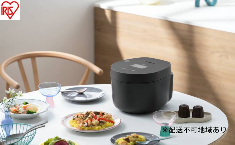 【ふるさと納税】IHジャー炊飯器 5.5合 RC-ILA50-B ブラック 炊飯器 5.5合 5合炊き ih アイリスオーヤマ おしゃれ 銘柄炊き 省エネモード パン ケーキ 一人暮らし 炊飯ジャー サムネイル2