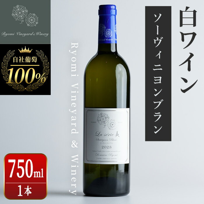 自社葡萄を使用した白ワイン ソーヴィニヨンブラン 750ml×1本 ラセリー美 ドライ ぶどう ブドウ アルコール ギフト 宮城県産 みらいファームやまと 【了美ワイナリー】ta469