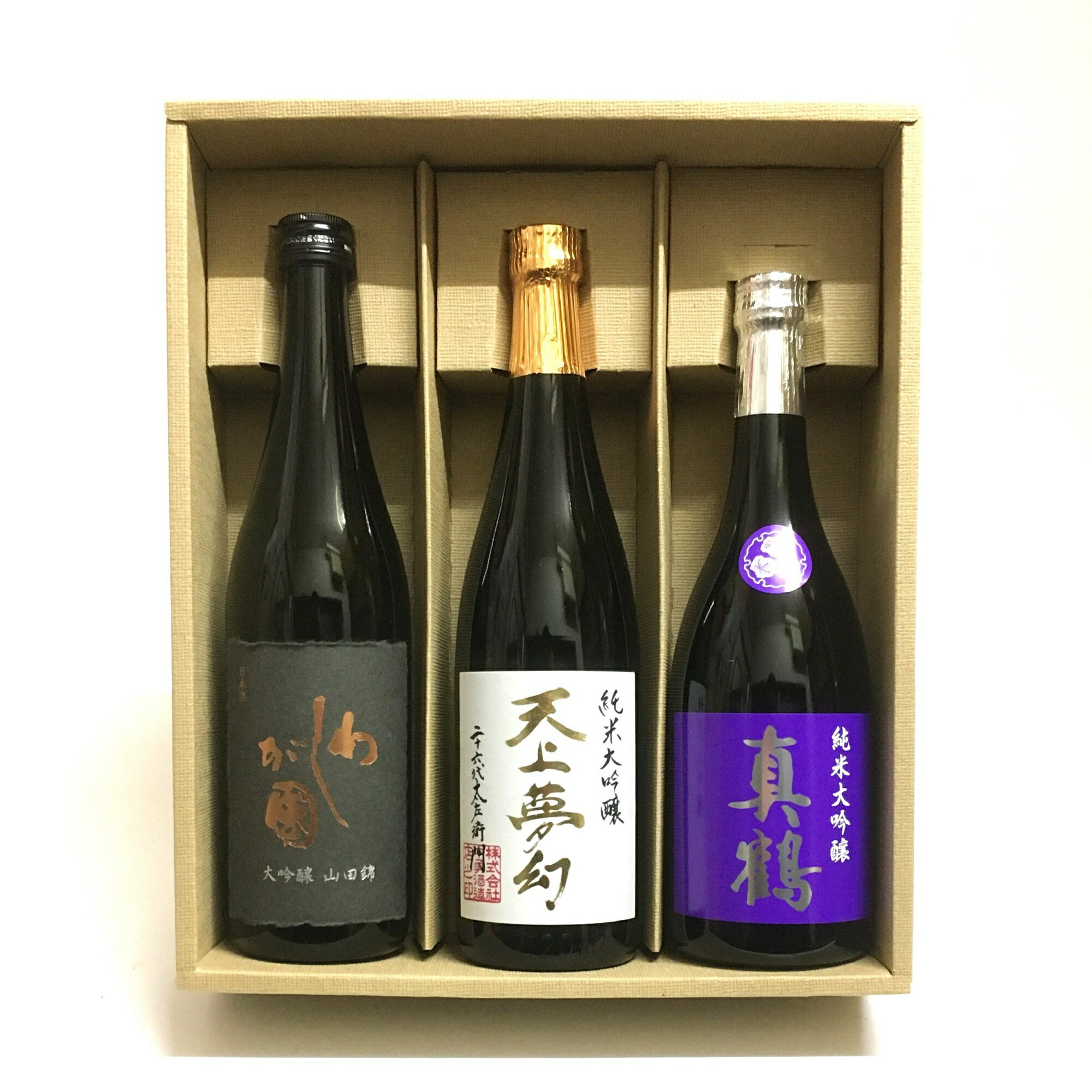【ふるさと納税】日本酒 地酒 大吟醸 飲み比べ 720ml 3本 セット 最高級クラス 真鶴 天上夢幻 わしが國 ｜宮城県 加美町 大吟醸 日本酒 酒 お酒 晩酌 冷酒 冷や ぬる燗 お中元 御中元 父の日 ギフト 贈り物 のし対応 熨斗 名入れ 嗜好品 中勇分店 [nb0001-dg-3s] サムネイル2