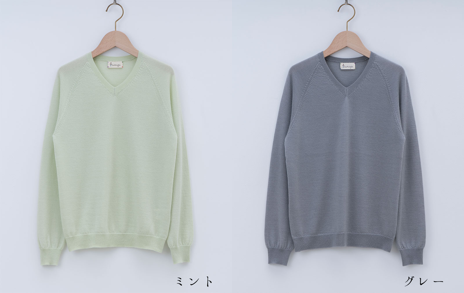 【ふるさと納税】服 カシミヤ×シルク Vネックプルオーバー 女性用《白田のカシミヤ》【全2色 M～LL】｜ニット 高級 希少 レディース サムネイル2