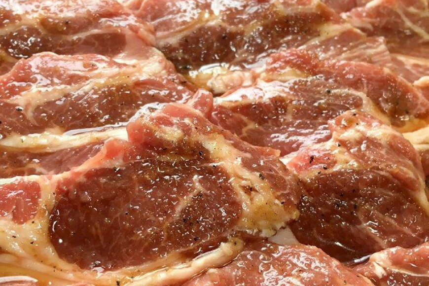 【ふるさと納税】【上質部位使用】生タレ仕込みジンギスカン 500g（250g×2） [関精肉畜産 宮城県 加美町 44581341] ジンギスカン ラム 羊 肉 肩ロース 焼肉 バーベキュー BBQ アウトドア - 画像3