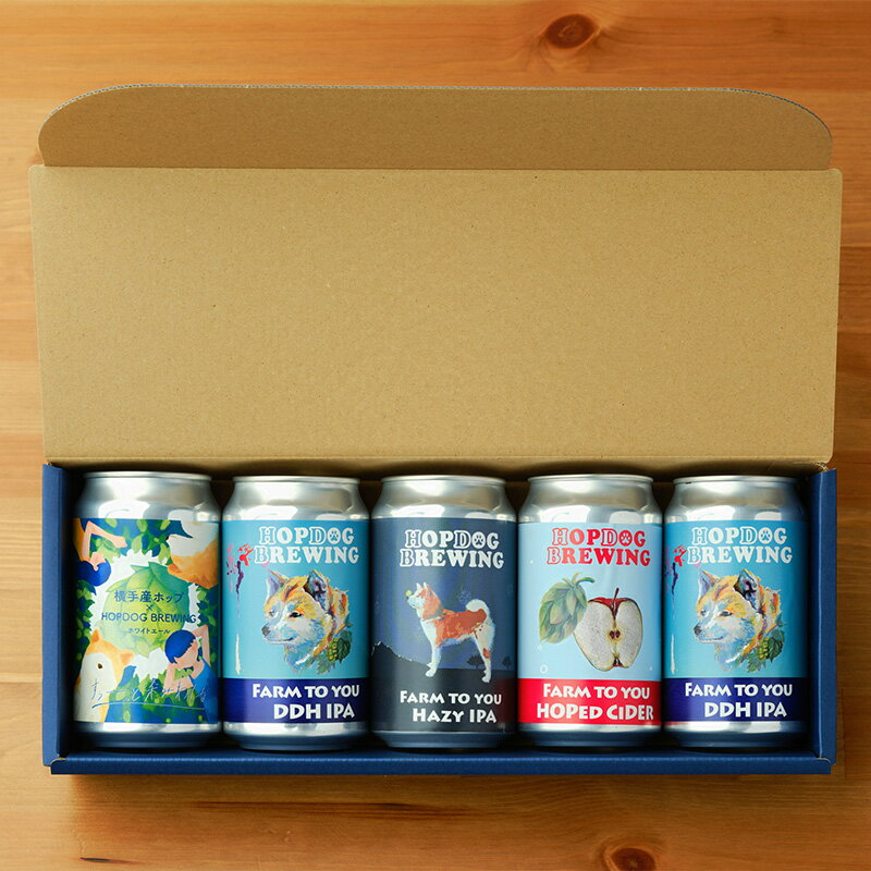 【ふるさと納税】《定期便12ヶ月》クラフトビール缶 毎月5本セット【ホップドッグブルーイング】 サムネイル2