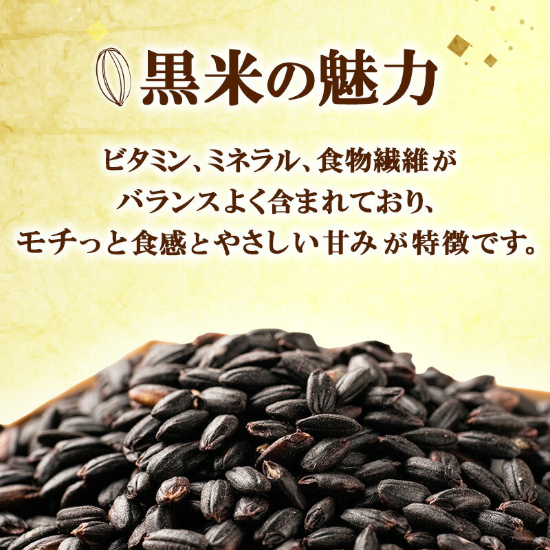 【ふるさと納税】白神古代米 黒米 1kg 2袋 米 お米 こめ おこめ コメ くろまい 古代米 雑穀米 ご飯 アントシアニン ビタミン ミネラル 食物繊維 健康 美容 健康食品 秋田 秋田県 能代市　お届け：入金確認後、2週間～1か月程度でお届けします。 - 画像3