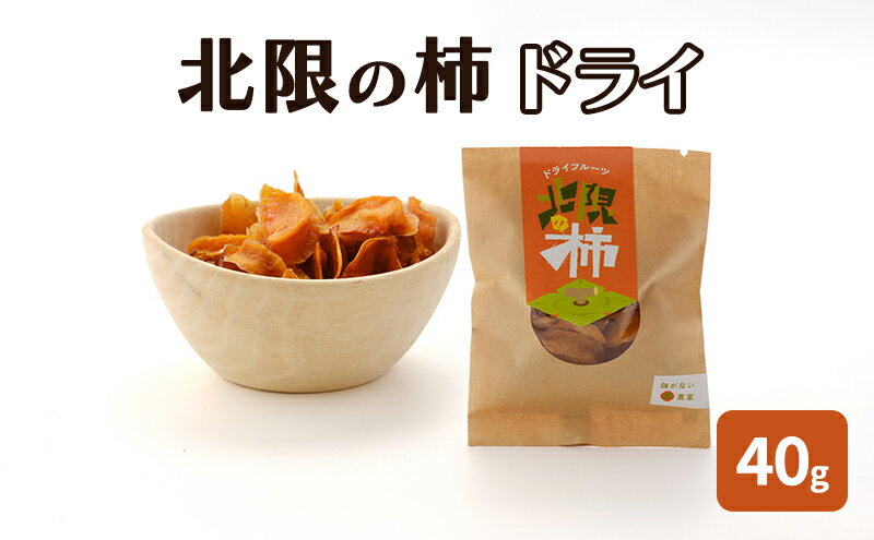 【ふるさと納税】北限の柿 ドライ 40g 柿のドライフルーツ 秋田県産 お菓子 スイーツ 　お届け：2026年2月1日～2026年2月28日 サムネイル2