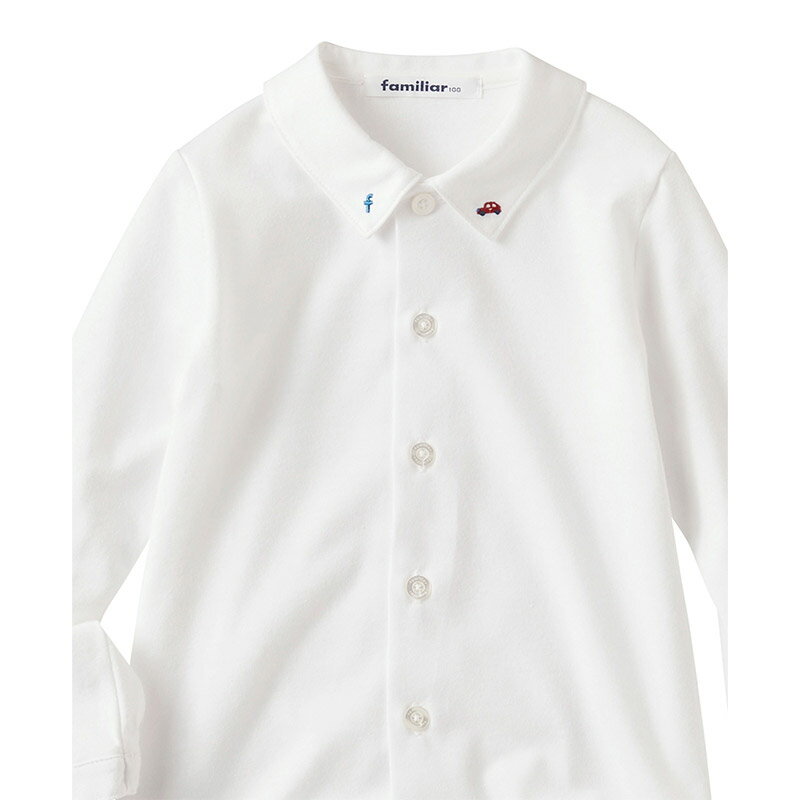 【ふるさと納税】ファミリア(familiar) シャツ(長袖)(80〜90cm) サムネイル3