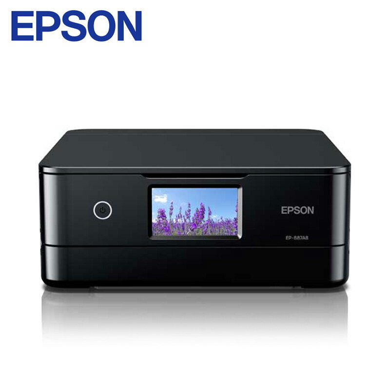 EPSON Colorio インクジェットプリンター EP-887AB ブラック インクジェット複合機 インクジェット エプソン ふるさと納税 プリンター コピー機 印刷 人気 ランキング 【株式会社たなか】[F14112]