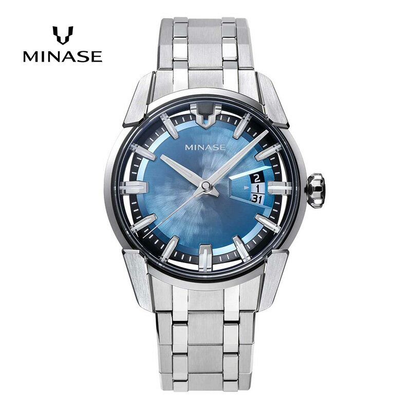 MINASE時計 DIVIDO ブレスレットタイプ（VM14-M01GIB-SSB）【協和精工株式会社】[F11903]