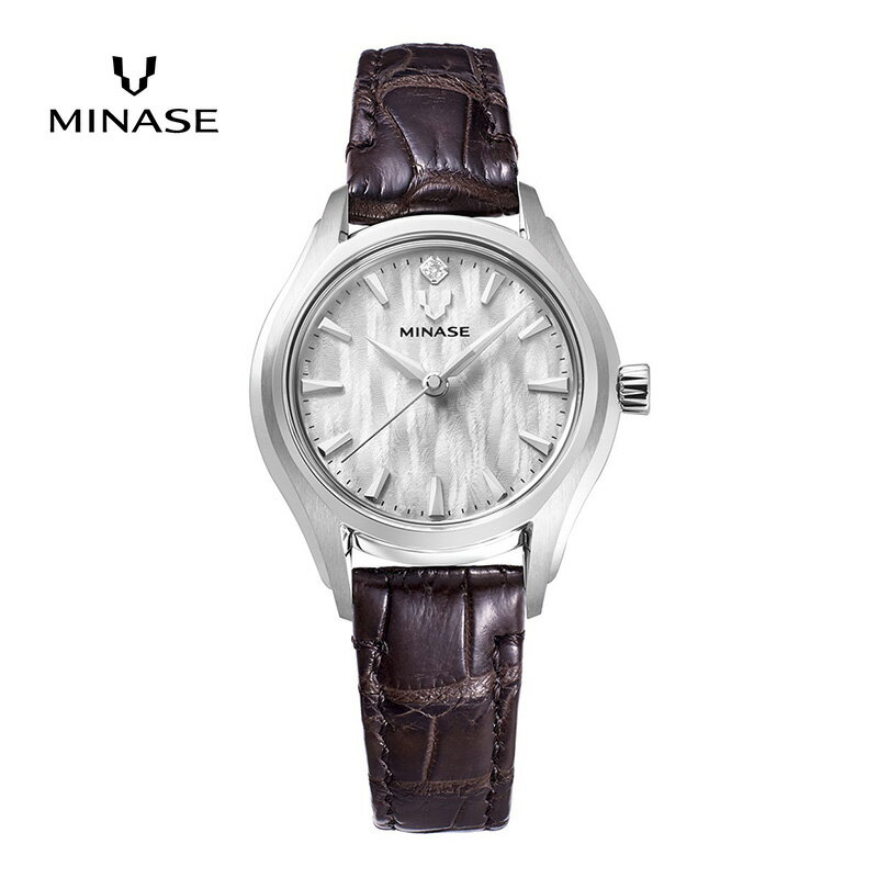 MINASE時計 LunaArch クロコベルトタイプ（UG01-LDBNWH-SSD）【協和精工株式会社】[F11912]