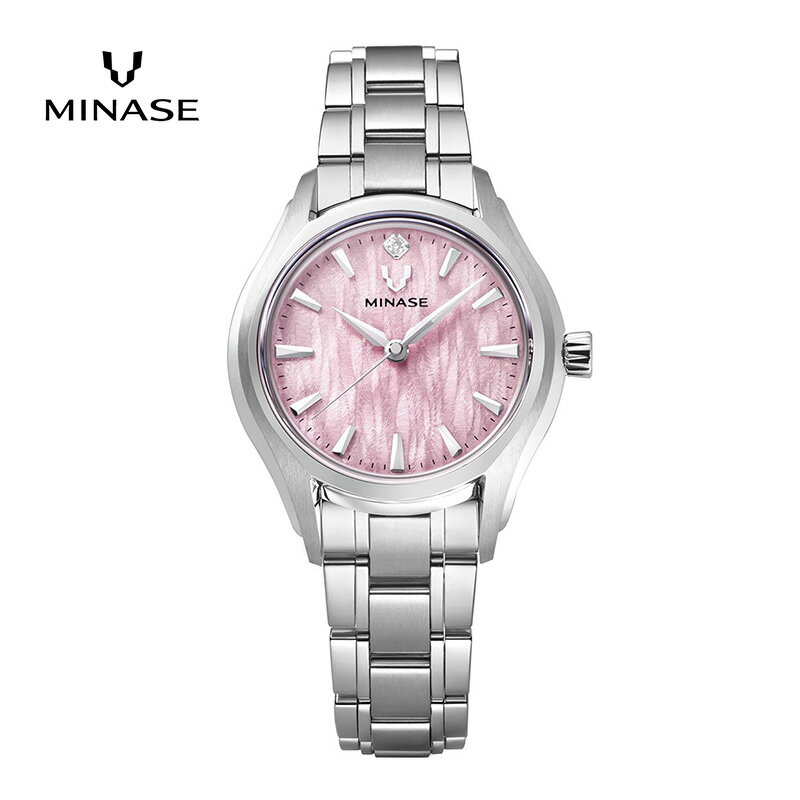 MINASE時計 LunaArch ブレスレットタイプ（UG01-M01NPK-SSB）【協和精工株式会社】[F11915]