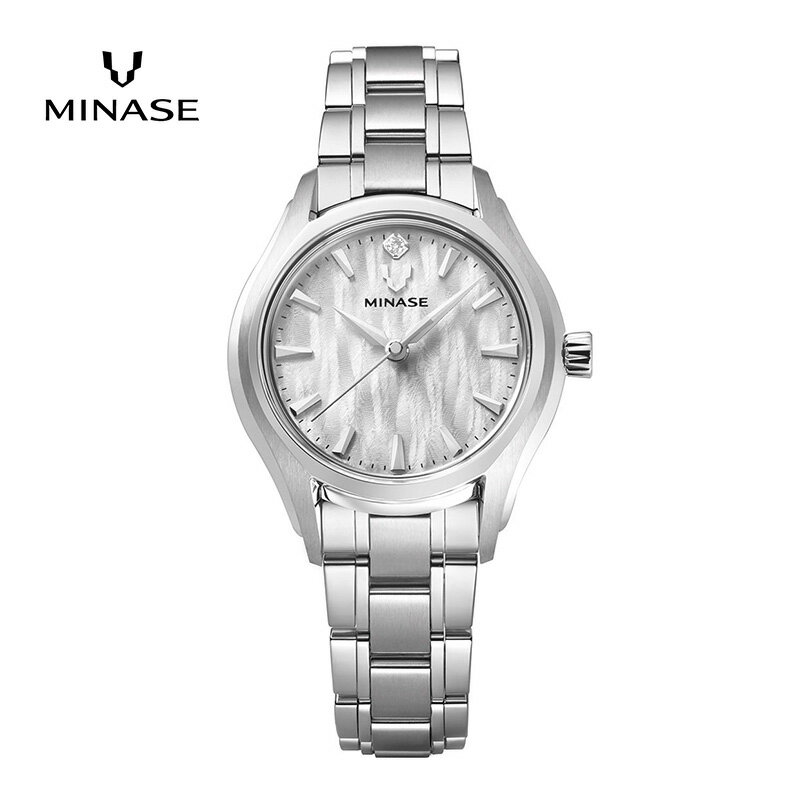 MINASE時計 LunaArch ブレスレットタイプ（UG01-M01NWH-SSB）【協和精工株式会社】[F11917]