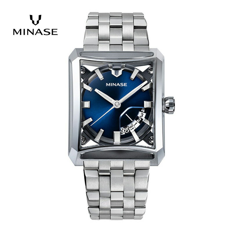 MINASE時計 SEVEN WINDOWS ブレスレットタイプ（VM15-M01NBL-SSB）【協和精工株式会社】[F11920]