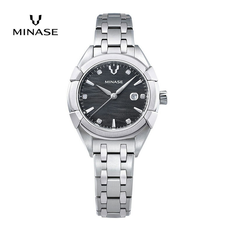 MINASE時計 Uruga31 ブレスレットタイプ（UG02-M01NGY-SSB）【協和精工株式会社】[F11928]