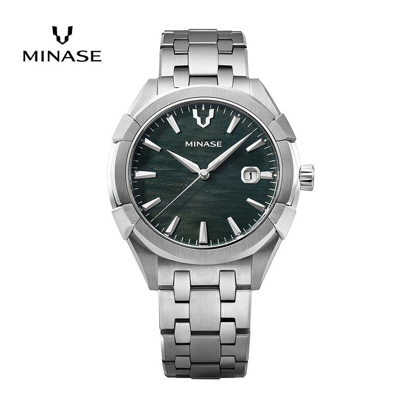 MINASE時計 Uruga42 ブレスレットタイプ（UG03-M01NGR-SSB）【協和精工株式会社】[F11934]