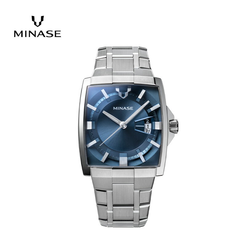 MINASE時計 HORIZON ブレスレットタイプ（VM12-M01NBL-SSB） MINASE 日本製 時計 腕時計 メンズ 高額 人気 ランキング【協和精工株式会社】[F11947]