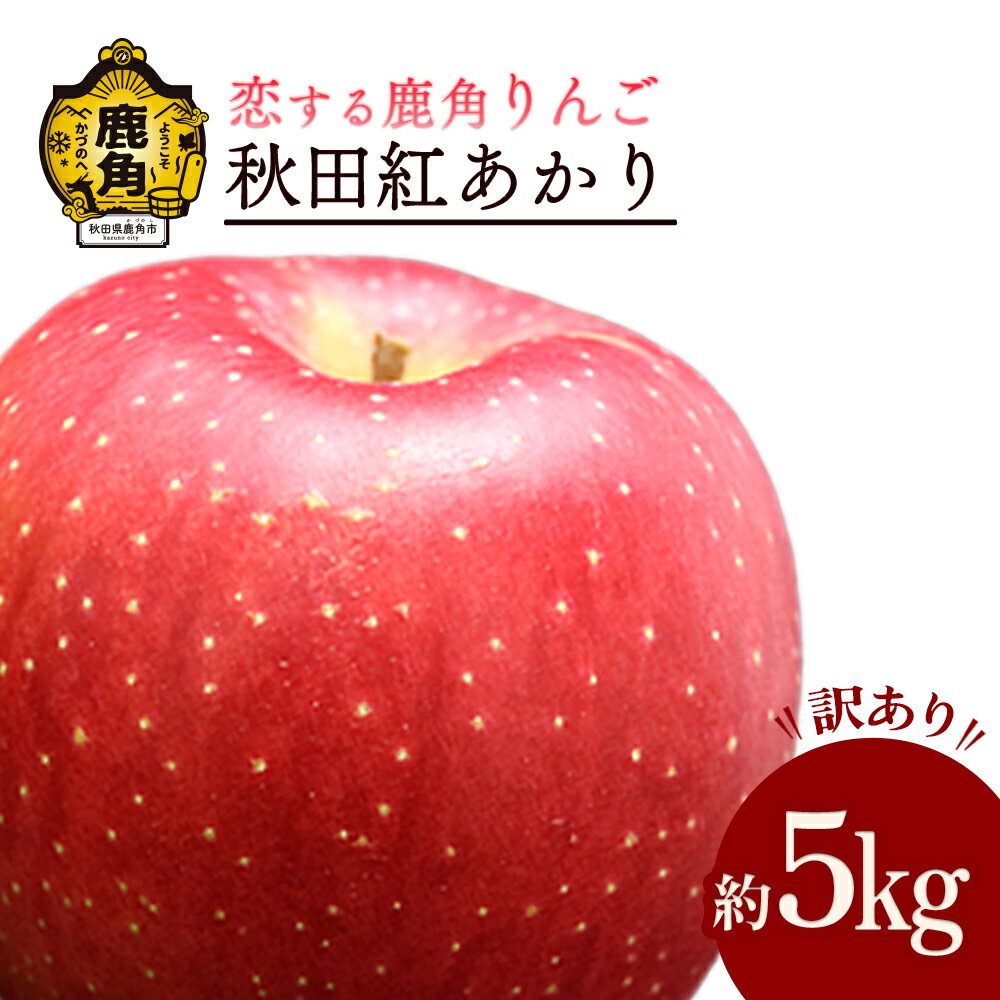 《 先行予約 》 りんご 訳あり 秋田紅あかり 家庭用 約 5kg かづのりんご 食感 果汁 さっぱり リンゴ 完熟 旬 りんご 林檎 お中元 お歳暮 贈り物 お見舞い グルメ ギフト 故郷 秋田 あきた 鹿角市 鹿角 紅あかり 送料無料 【恋する鹿角カンパニー】