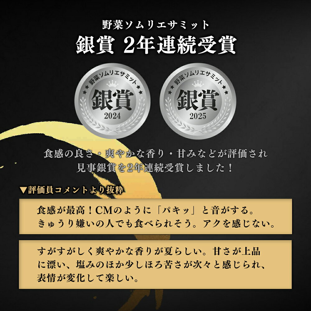 【ふるさと納税】《 先行予約 》令和8年産 野菜ソムリエサミット 銀賞 2年 連続 受賞 リバーサイド きゅうり ＆ 味噌 セット 浅利佐助商店 秋田みそ 新鮮 旬 安全 キュウリ 胡瓜 県産野菜 国産野菜 お取り寄せ グルメ 秋田 あきた 鹿角市 鹿角 送料無料 【優作ファーム】 - 画像2